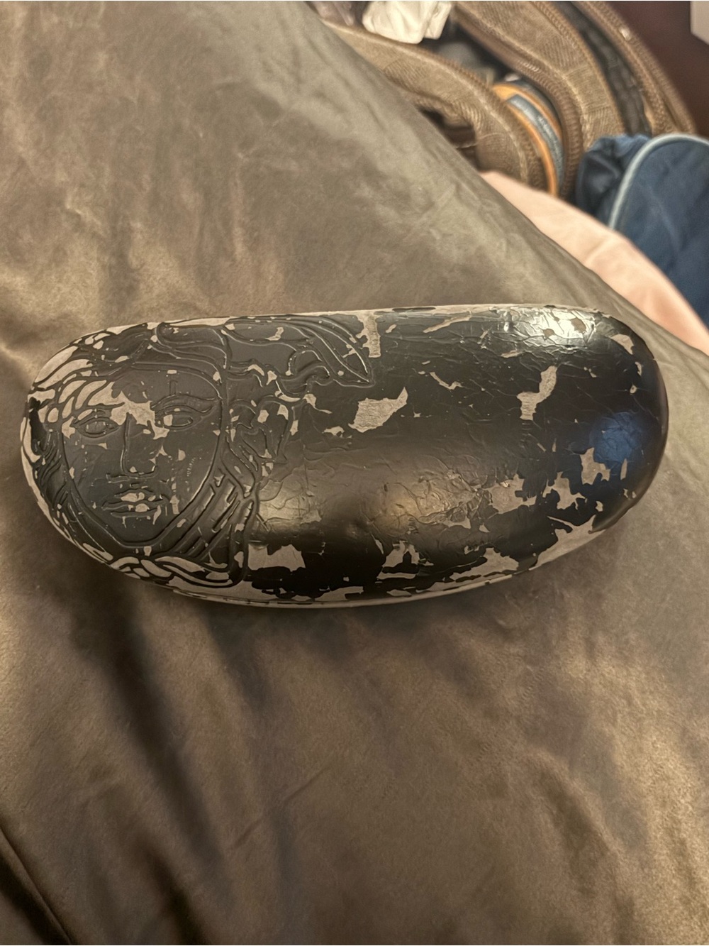 Black Medusa Versace Sunglasses Case